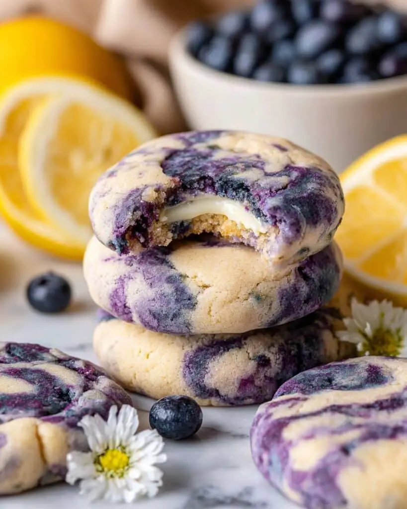 Lemon Blueberry Cheesecake Cookies Recipe