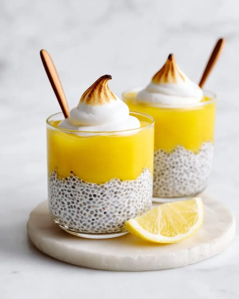 Lemon Meringue Pie Chia Pudding Recipe