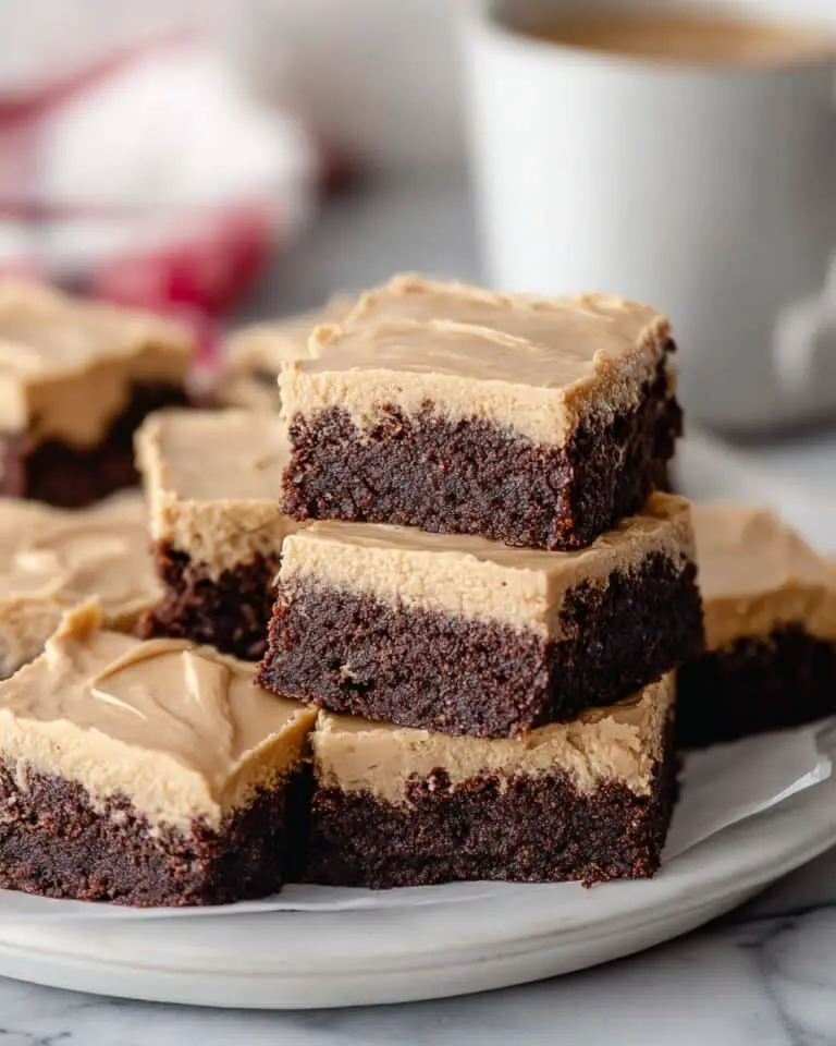 Frosted Coffee Brownies Recipe