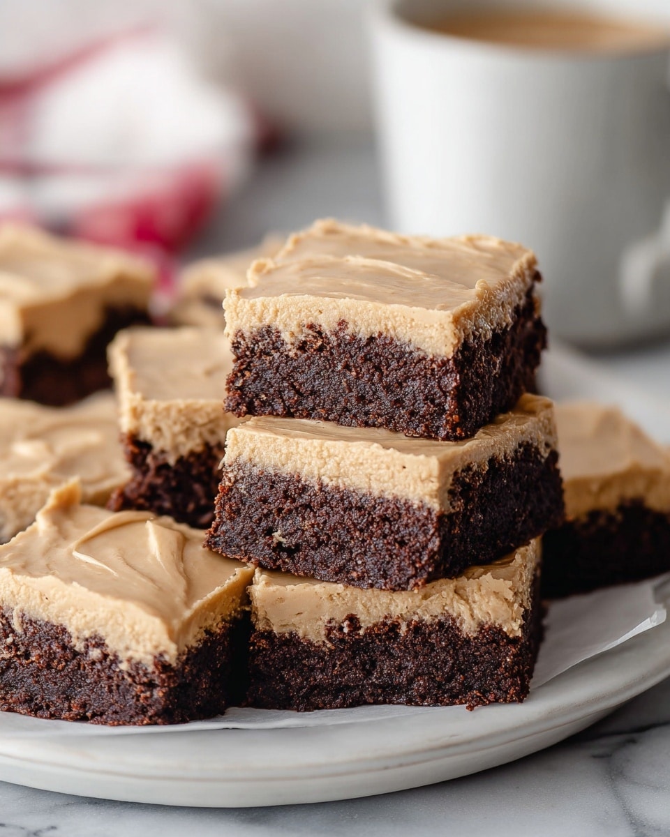Frosted Coffee Brownies Recipe