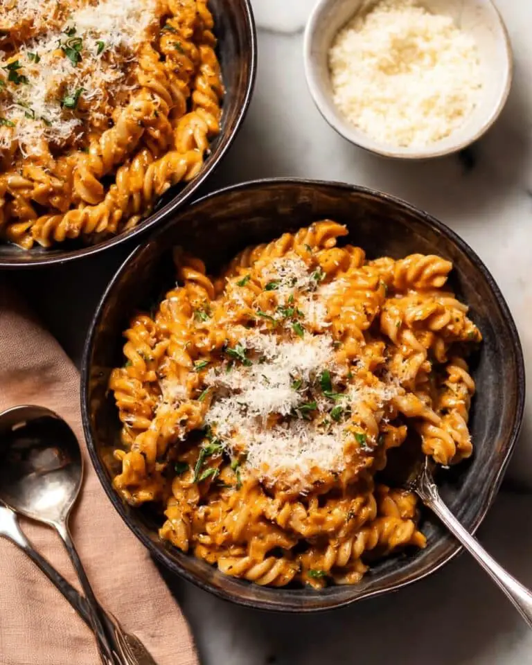 One Pot Creamy Tomato Beef Pasta Recipe
