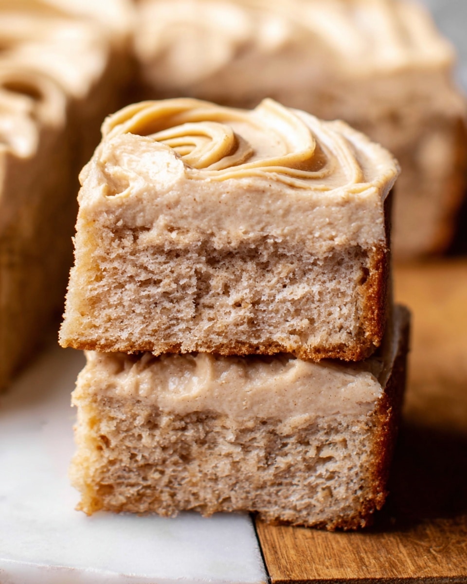 Banana Snack Cake with Peanut Butter Frosting Recipe