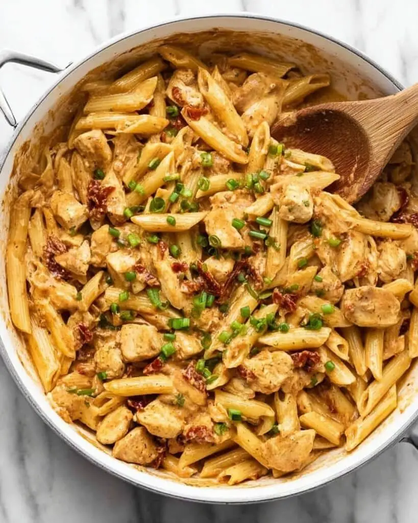 One Pot Creamy Cajun Chicken Pasta Recipe