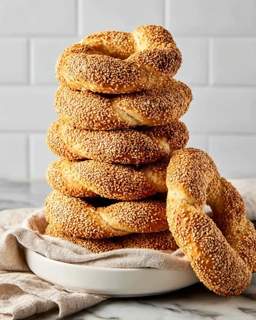 Turkish Simit (Sesame Bread Rings) Recipe