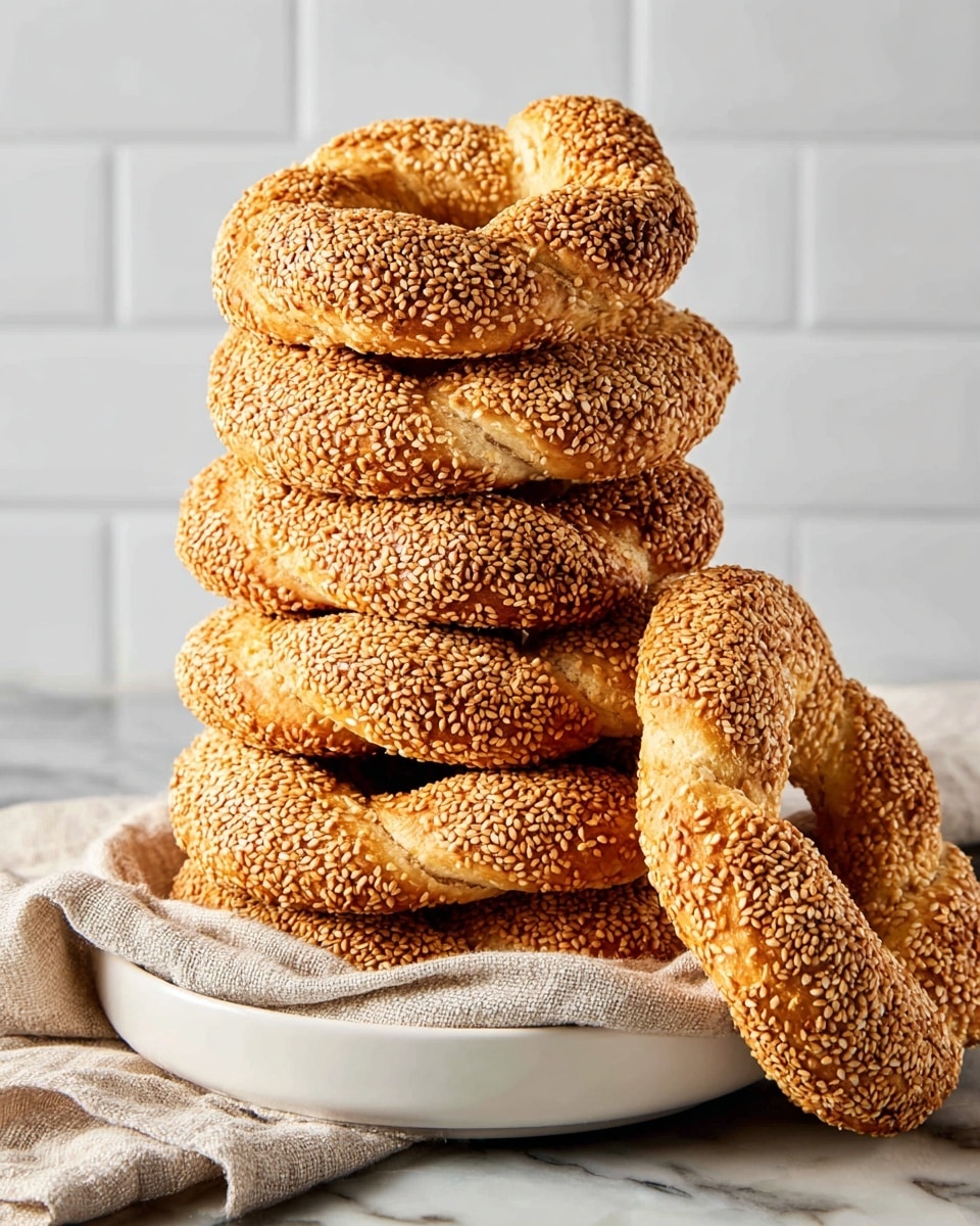 Turkish Simit (Sesame Bread Rings) Recipe