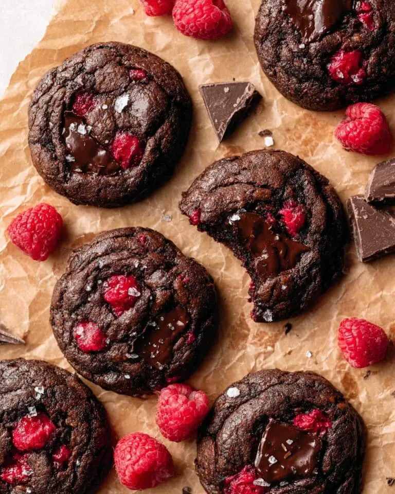 Chocolate Raspberry Cookies Recipe