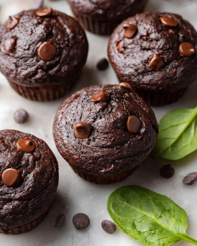 Chocolate Spinach Muffins Recipe