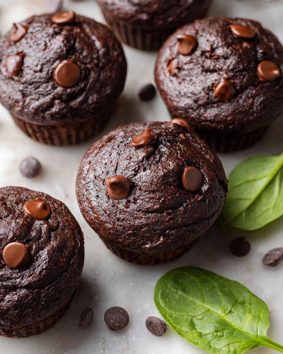 Chocolate Spinach Muffins Recipe