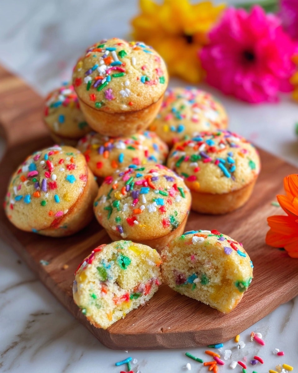 Funfetti Greek Yogurt Muffins Recipe