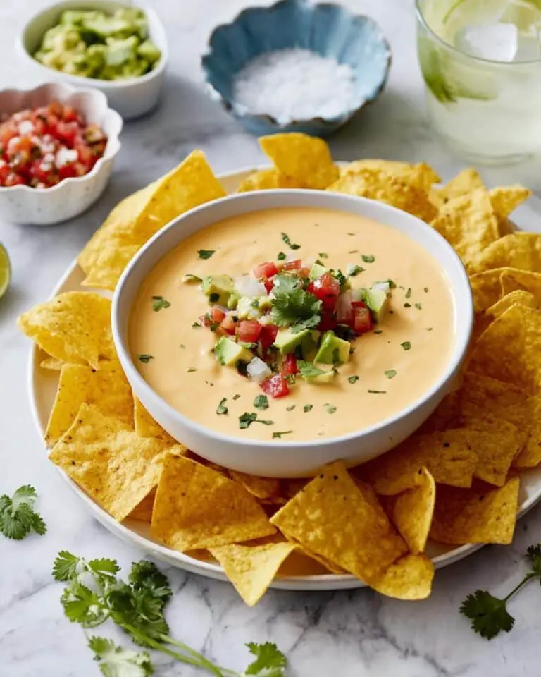 Creamy Jalapeño and Green Chile Queso Dip Recipe