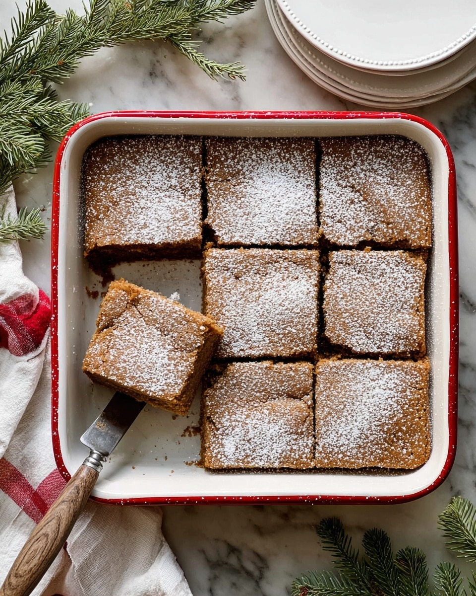 Gingerbread Brownies Recipe