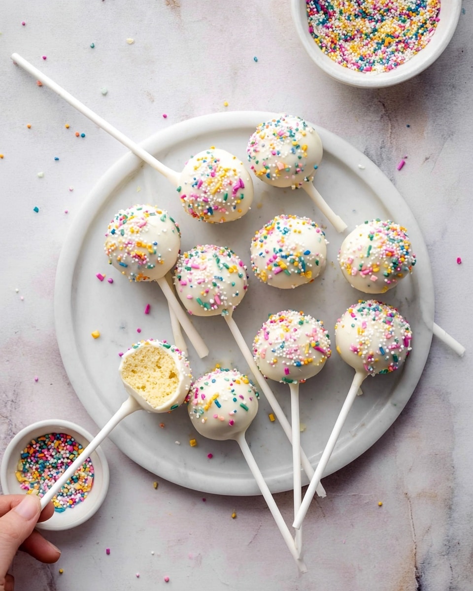 Funfetti Cake Pops Recipe