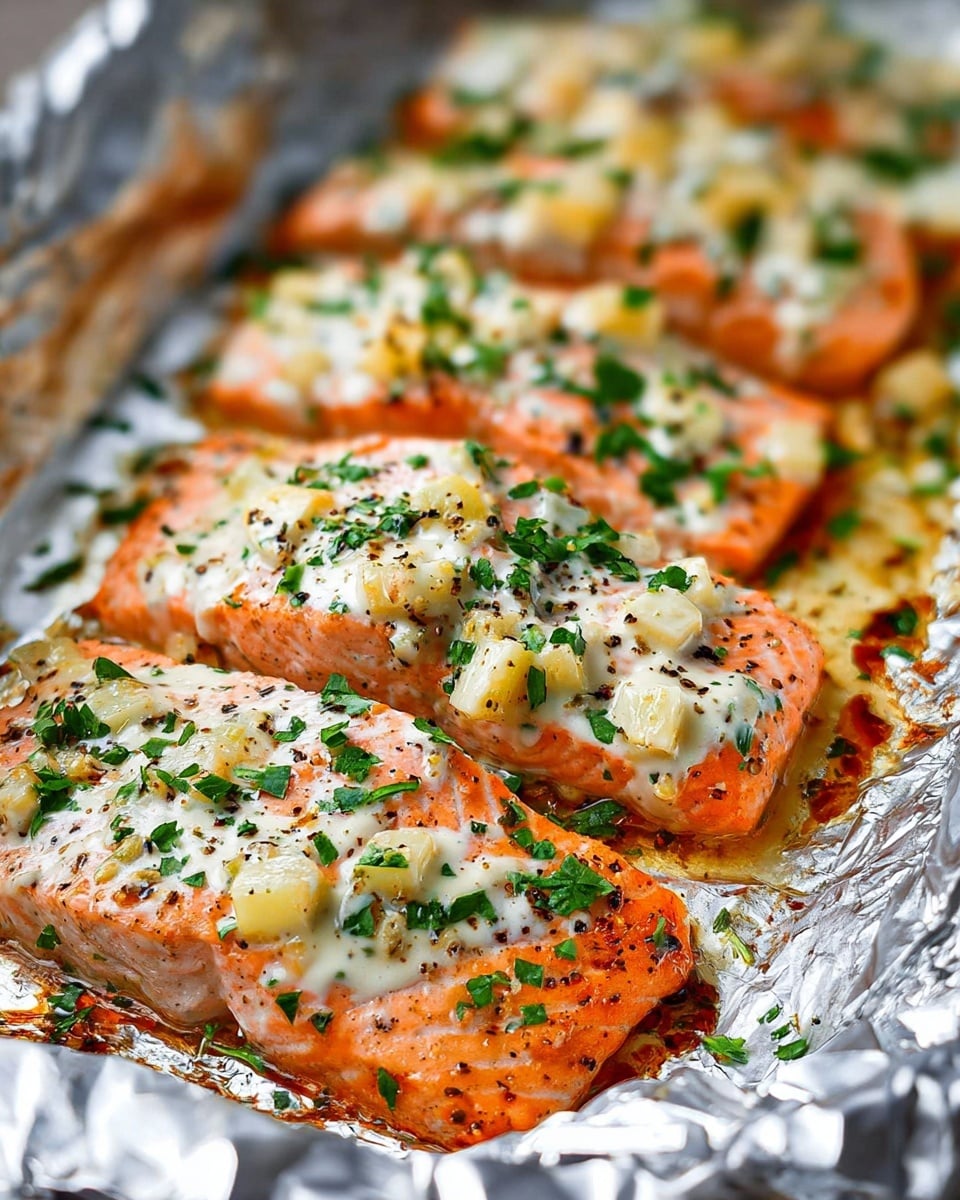 Garlic Lovers Salmon in Foil (Baked or Grilled!) Recipe