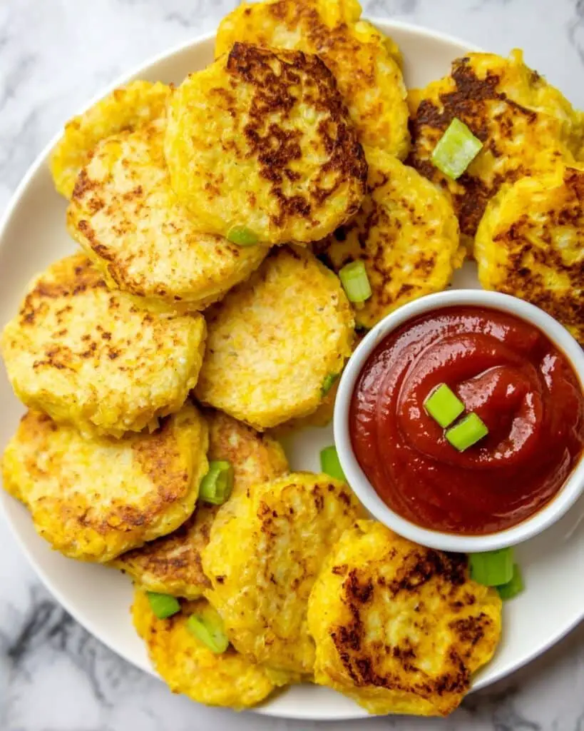 Cheesy Cauliflower Nuggets Recipe