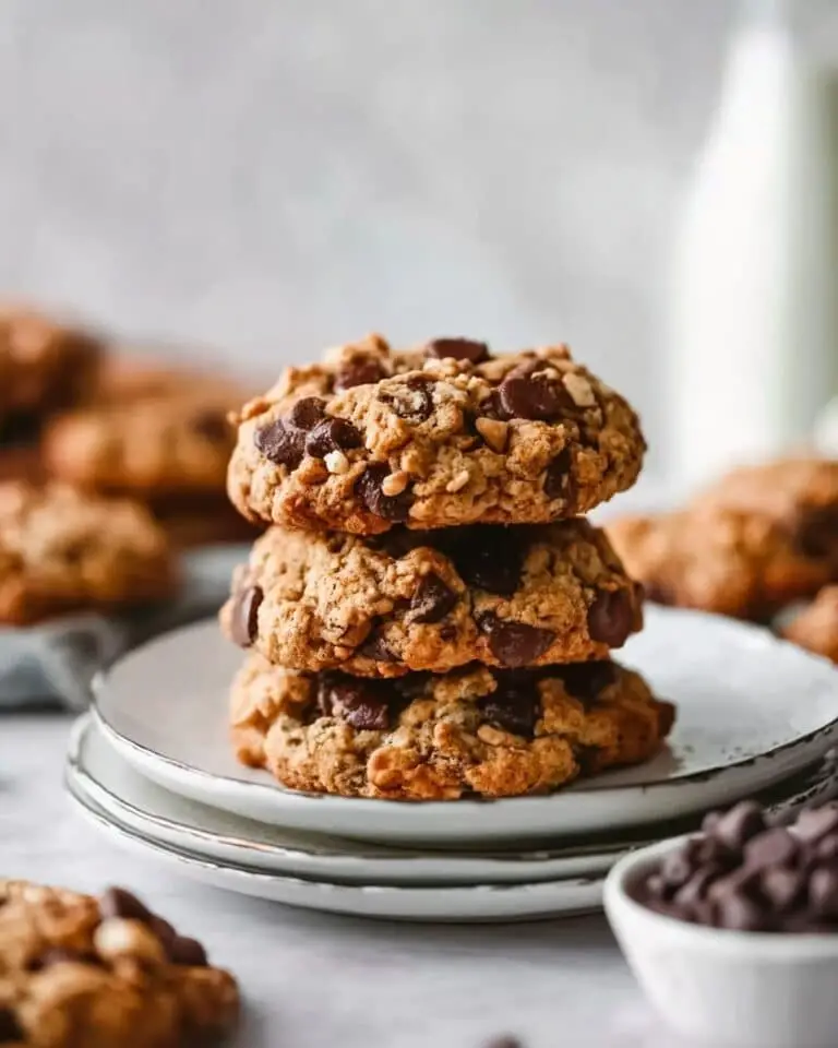 Flourless Peanut Butter Oatmeal Cookies Recipe