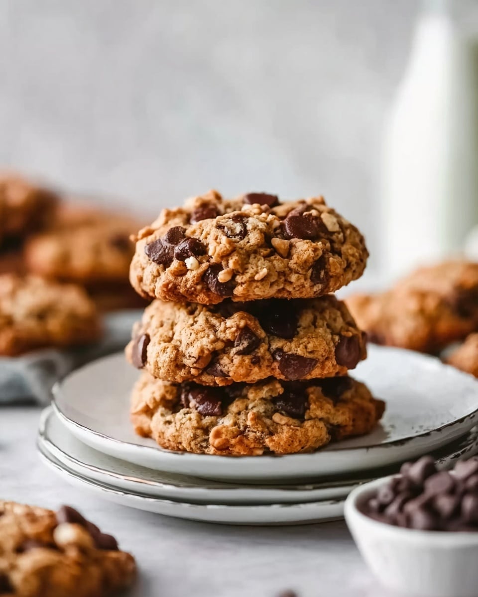 Flourless Peanut Butter Oatmeal Cookies Recipe