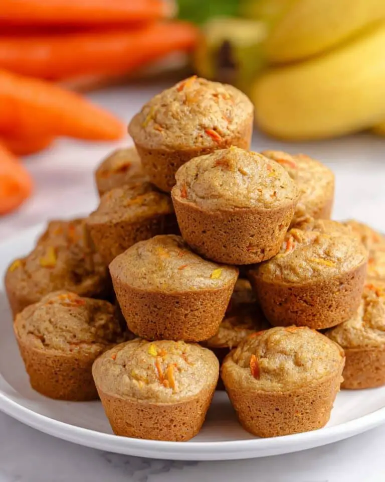 ABC Mini Muffins (Apple, Banana, Carrot) Recipe