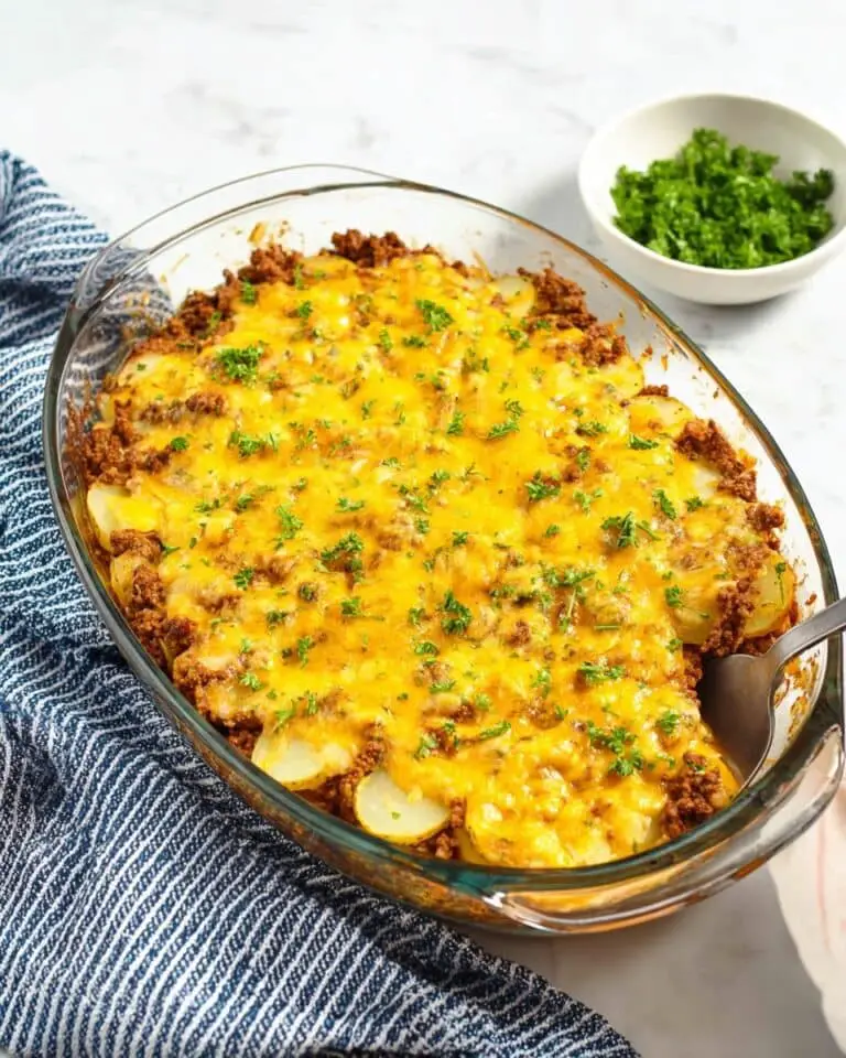 Ground Beef and Potato Casserole Recipe