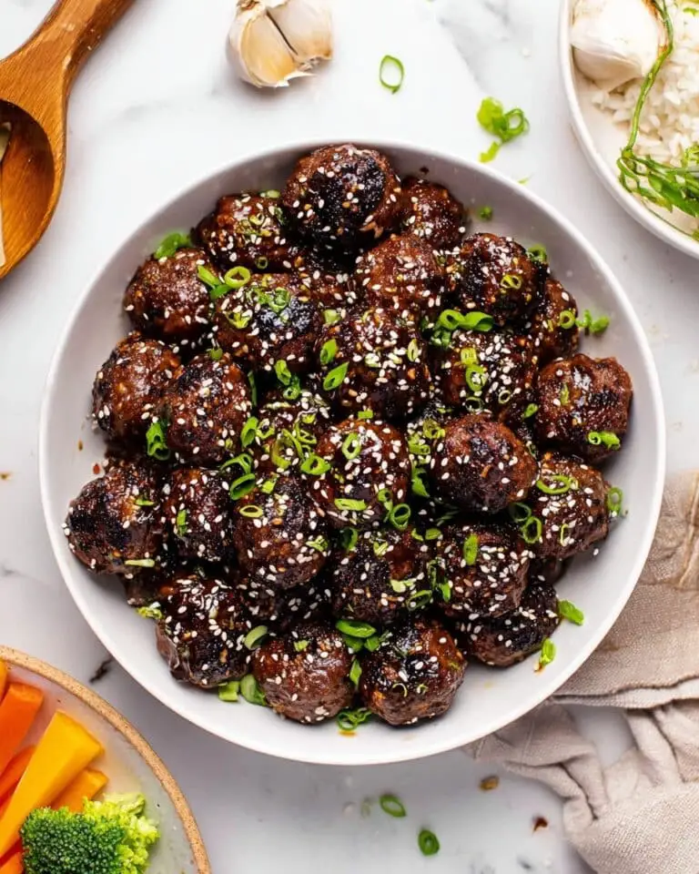 Sticky Thai Meatballs Recipe