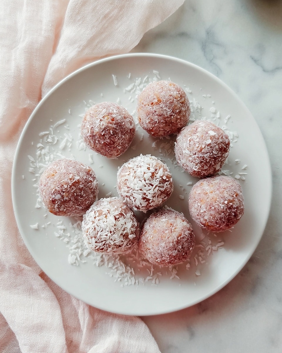 Healthy Strawberry Cheesecake Balls Recipe