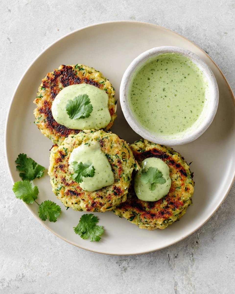 Chicken Zucchini Poppers with Cilantro Mayo Dipping Sauce Recipe