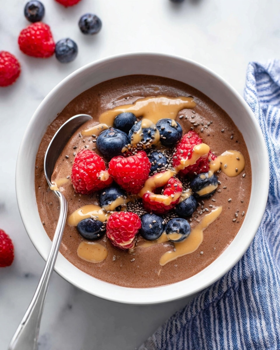Blended Peanut Butter Chocolate Chia Seed Pudding Recipe