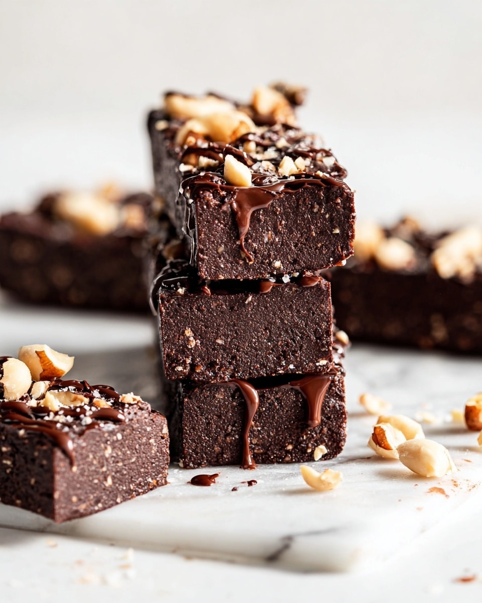 6-Ingredient Chocolate Peanut Protein Bars (Sweetened with Dates) Recipe