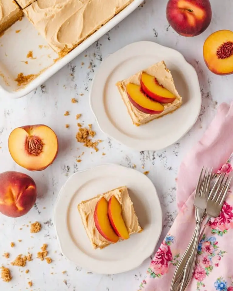 Brown Sugar Peach Cake Recipe