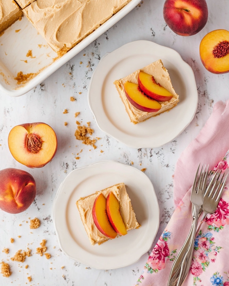Brown Sugar Peach Cake Recipe