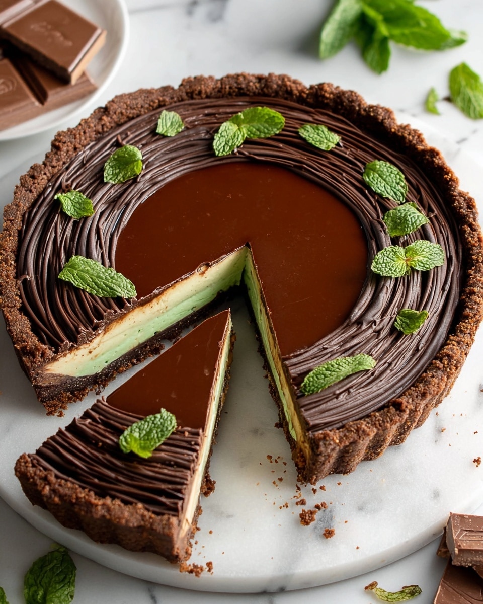 Vegan Mint Chocolate Tart Recipe