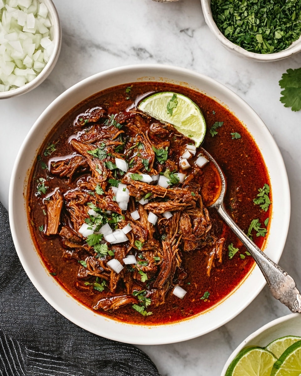 Slow Cooker Birria Stew with Chiles and Tender Beef Recipe