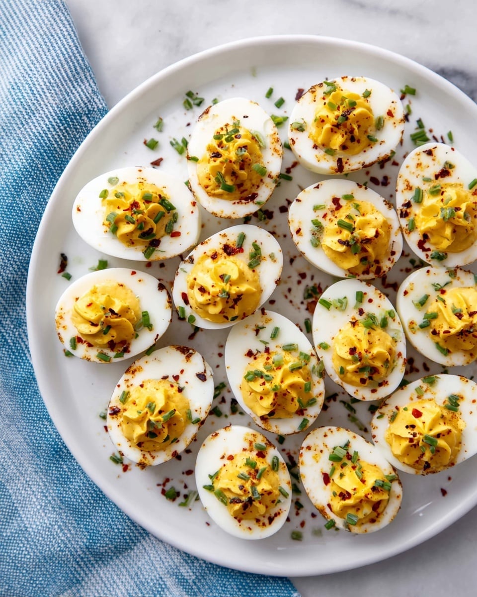 Asian Miso Ramen Deviled Eggs Recipe