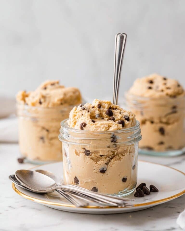 Greek Yogurt Cookie Dough with Chocolate Chips Recipe