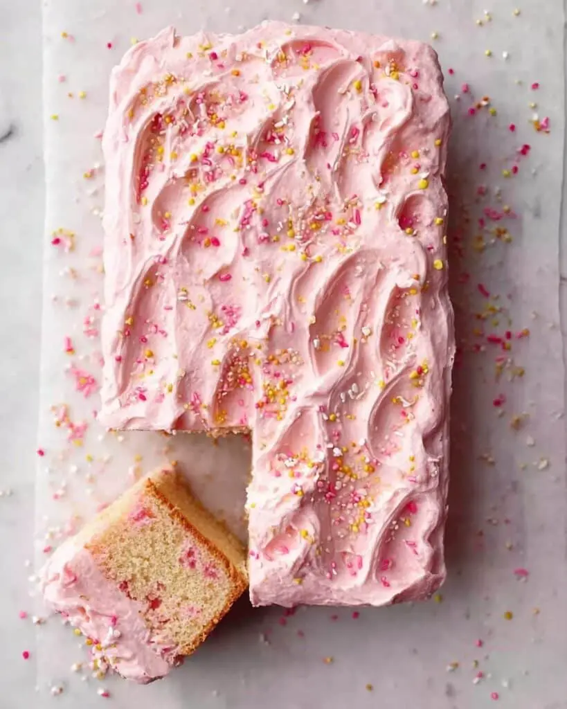 Vegan Funfetti Sheet Cake Recipe