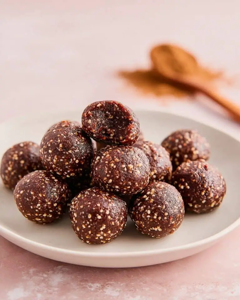 Chocolate Peanut Butter Quinoa Crunch Bites Recipe