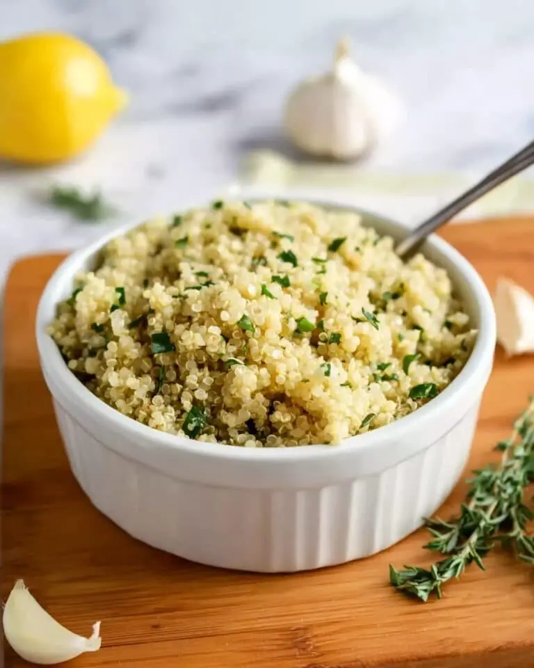 Warm Quinoa with Lemon and Herbs Recipe