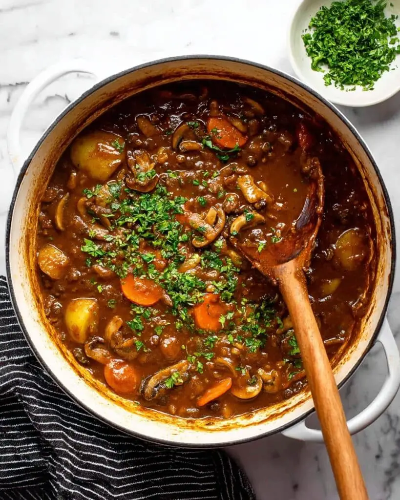 Vegan Mushroom Stew Recipe