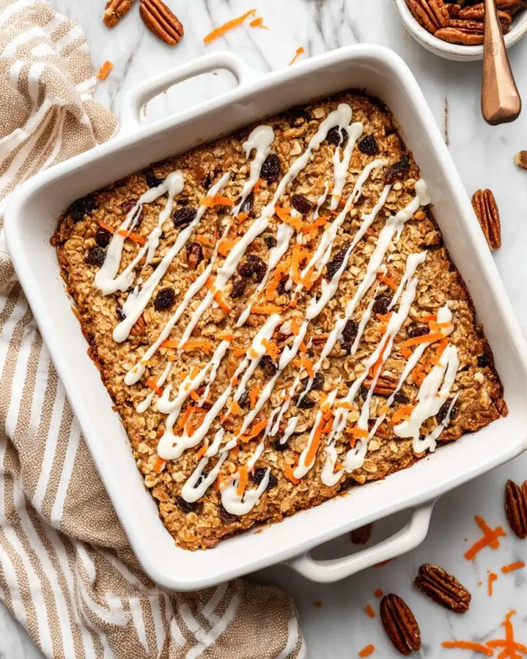 Carrot Cake Baked Oatmeal Recipe