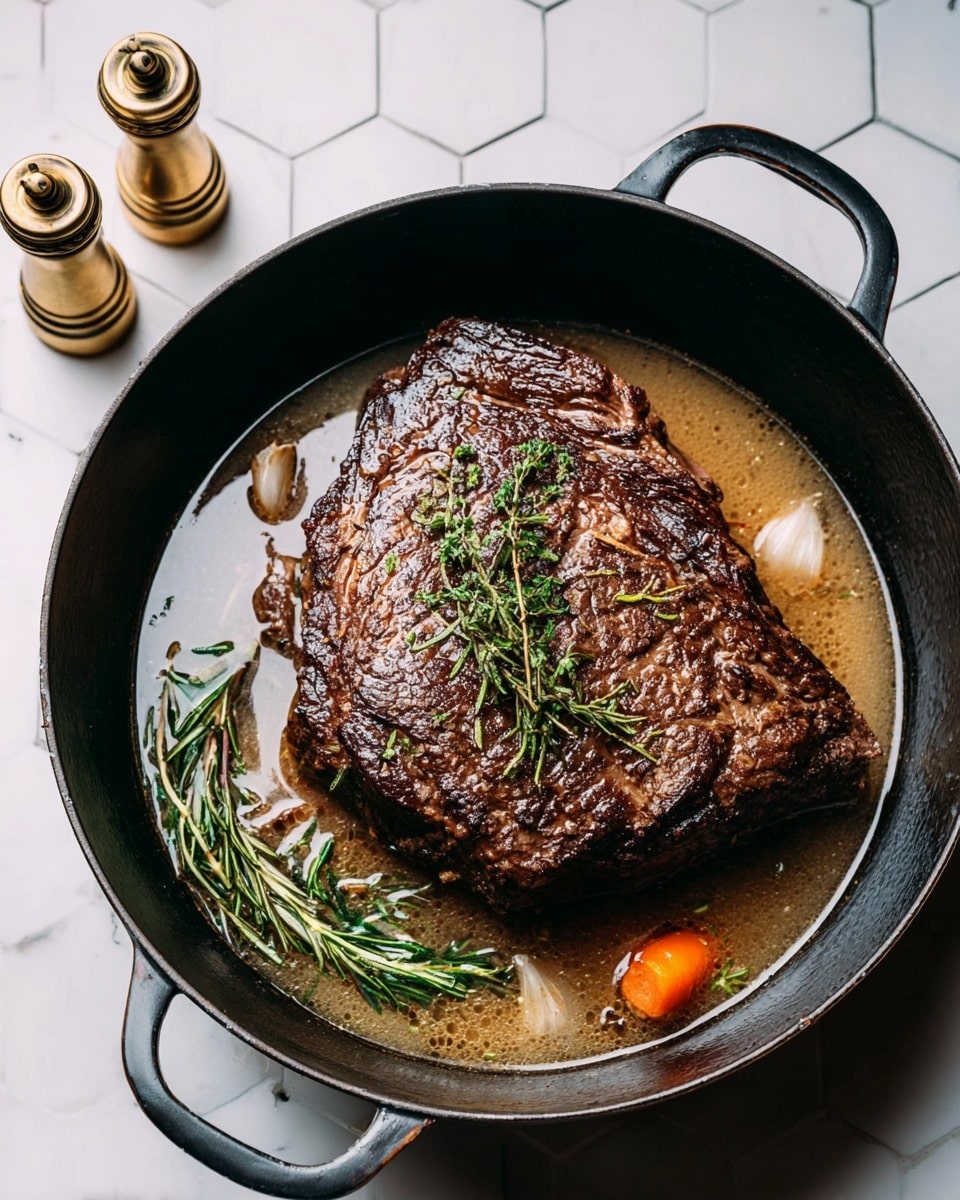 Easy Beef Chuck Roast with Brown Gravy Recipe