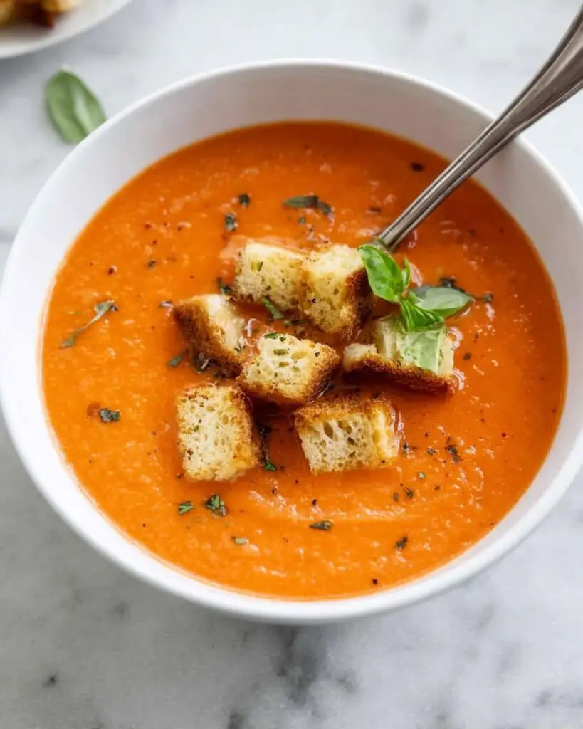 Instant Pot Tomato Basil Soup Recipe