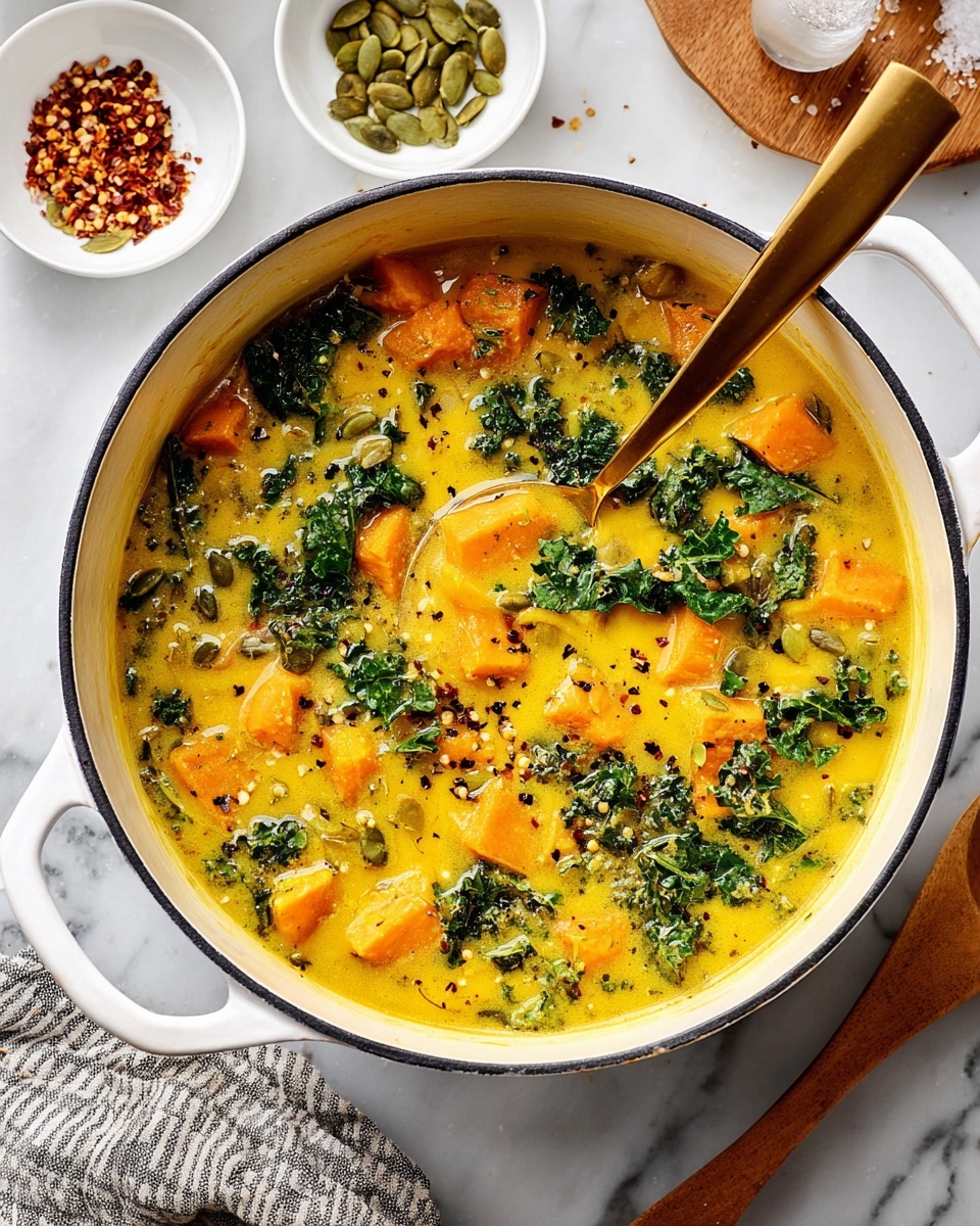 Creamy Coconut Ginger Sweet Potato Soup Recipe