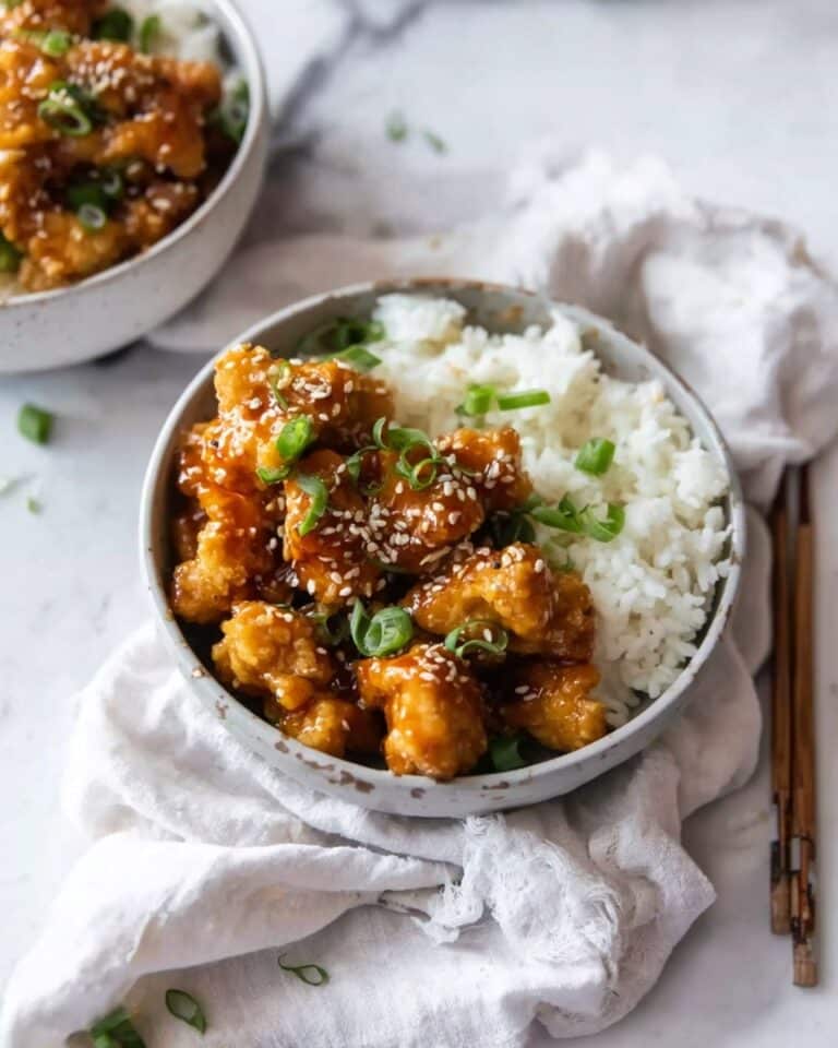 Sticky Sesame Cauliflower Recipe