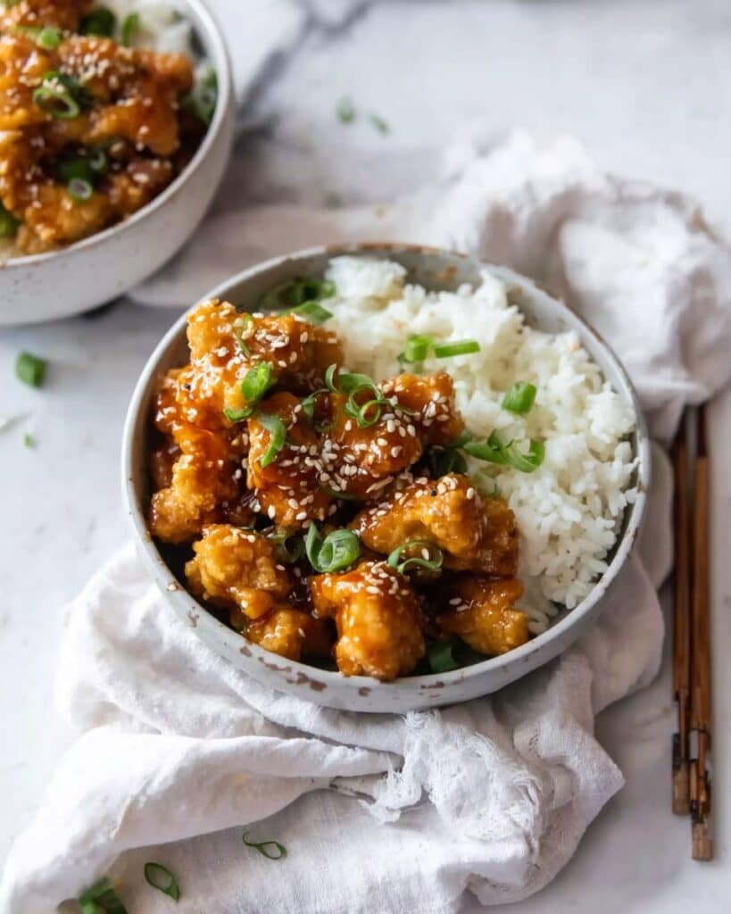 Sticky Sesame Cauliflower Recipe