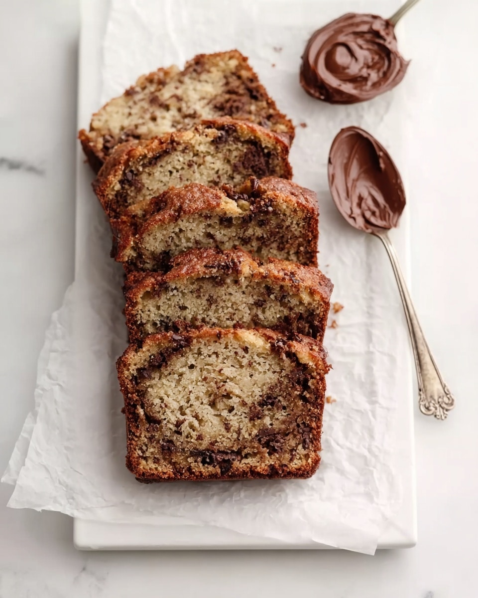 Nutella Banana Bread Recipe