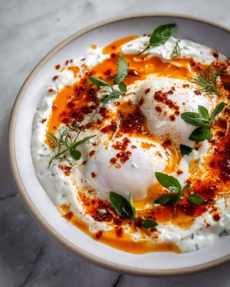 Turkish Eggs (Cilbir) Recipe