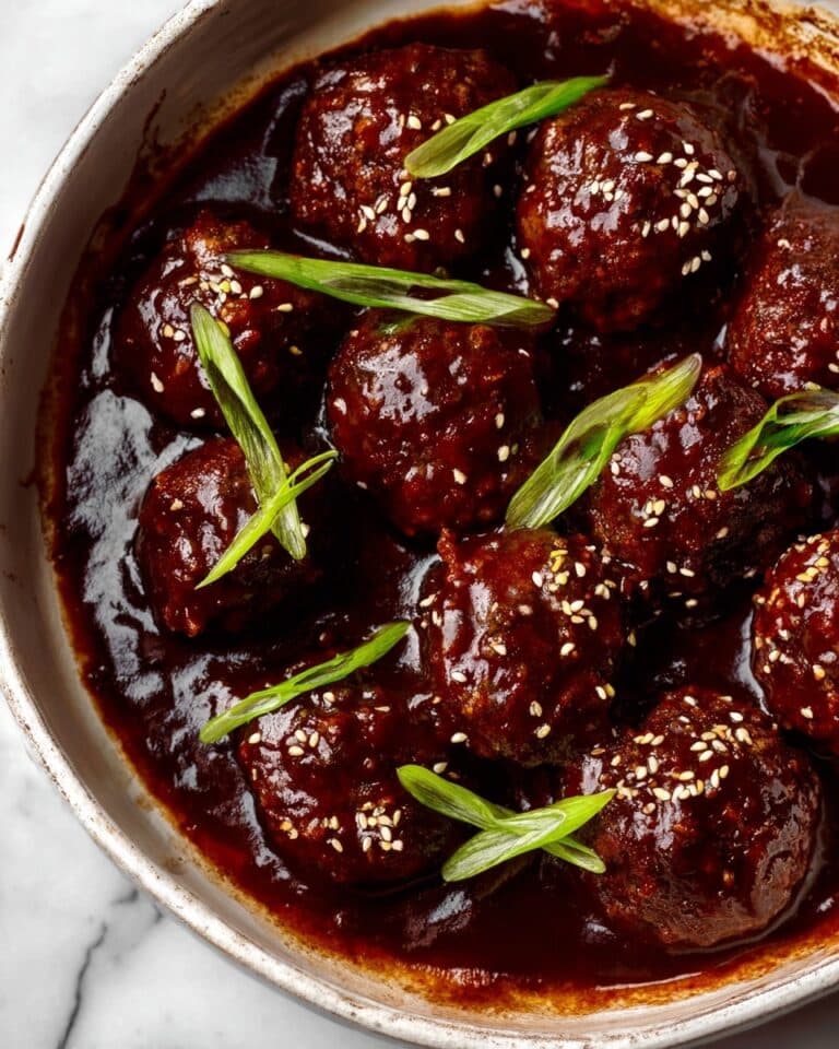 Mongolian Meatballs with Broccoli and Sticky Soy-Ginger Sauce Recipe