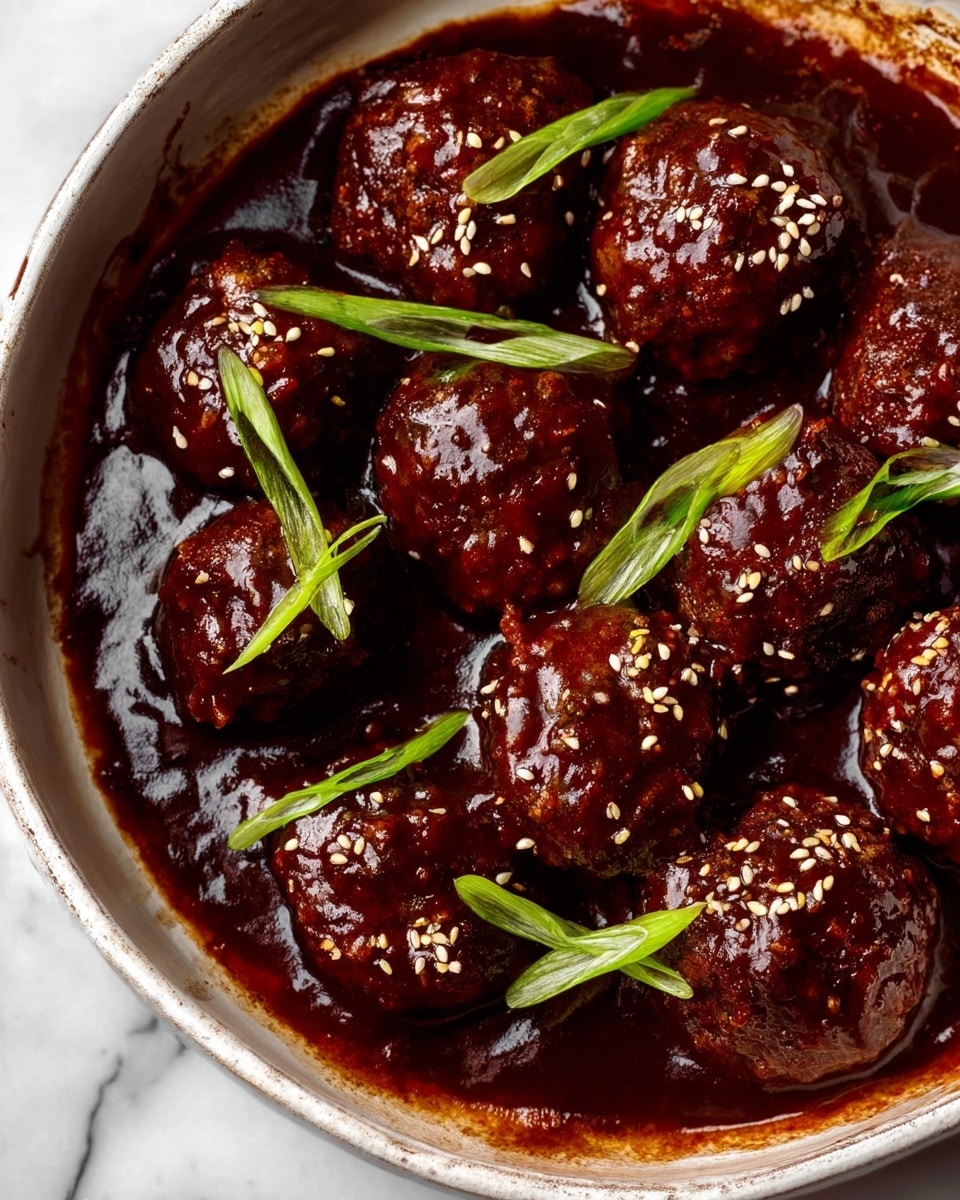 Mongolian Meatballs with Broccoli and Sticky Soy-Ginger Sauce Recipe