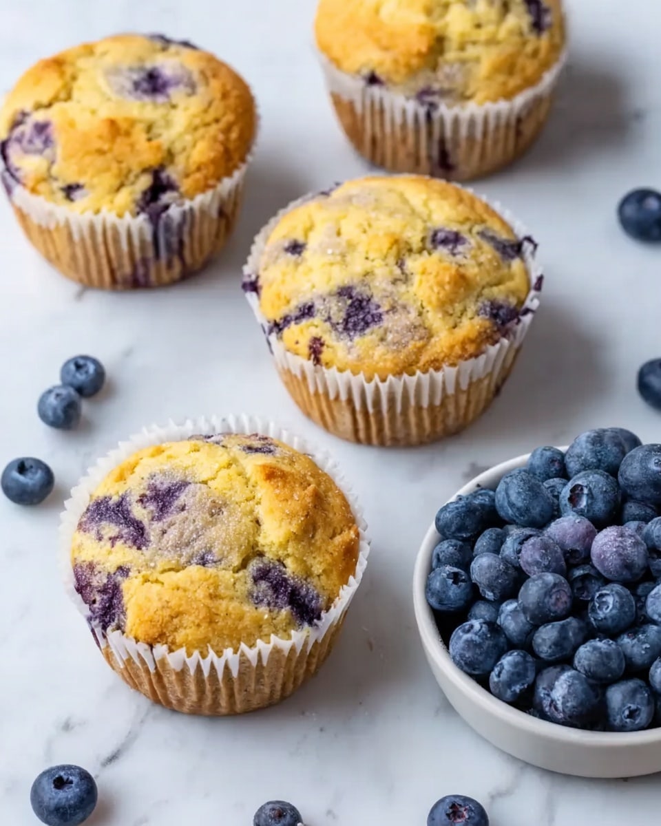 Coconut Flour Blueberry Muffins Recipe