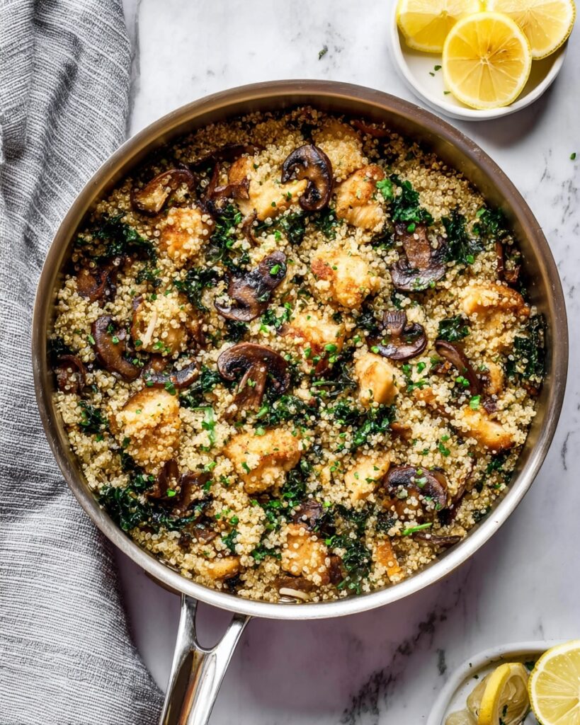 One-Pot Chicken and Quinoa in Mustard Sauce Recipe