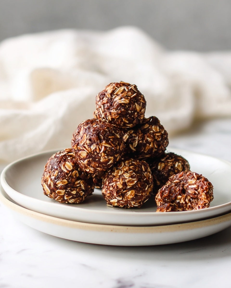 No Bake Chocolate Oat Bites Recipe